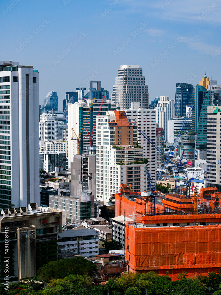 Naklejka premium city skyline