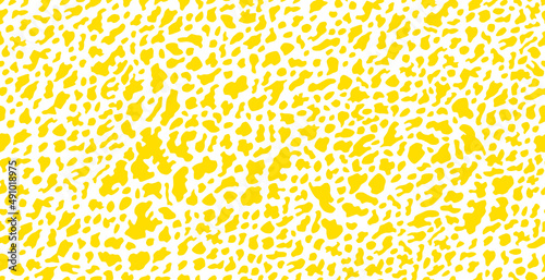 Leopard nahtloses Muster gelb