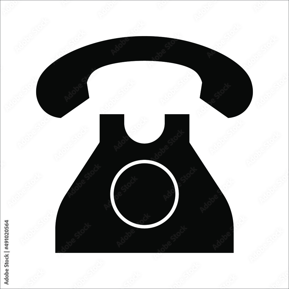 Phone icon vector. Telephone icon symbol isolated on white background. Call icon Phone icon vector. Telephone icon symbol isolated on white background. Call icon