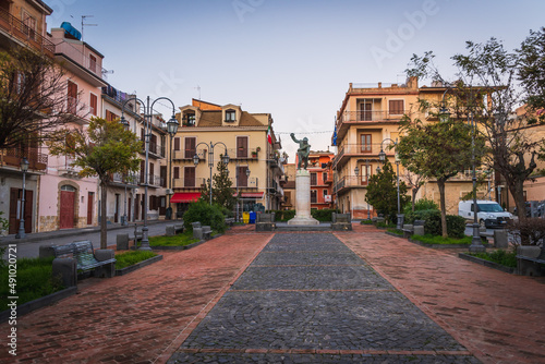 City Centre of Barrafranca, Enna, Sicily, Italy, Europe