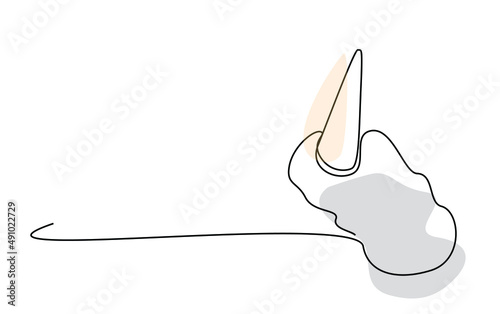 inverted ice cream cone and melting ice cream