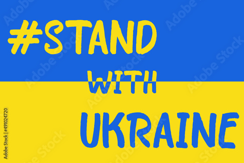 We Stand with Ukraine hashtag  stop russian war in Ukraine  close the sky  no-fly zone.  StandWithUkraine  support to Ukrainian people
