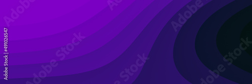 Abstract purple wave background. Gradient layers.