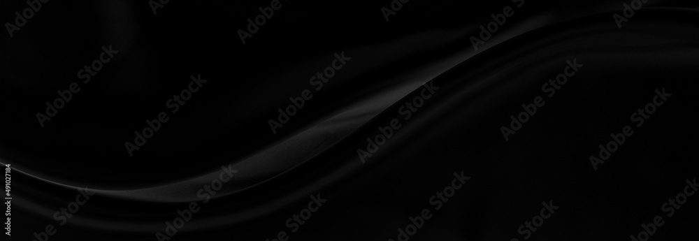Black gray satin dark fabric texture luxurious shiny that is abstract silk cloth background with patterns soft waves blur beautiful. Black gray satin dark fabric texture luxurious shiny that is abstract silk cloth background with patterns soft waves blur beautiful.
