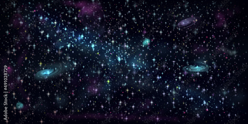 Obraz premium particles in space