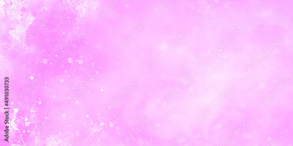 Pink background with space and Dark pink abstract watercolor background with blots and splash with paper texture. Dark pink paper texture water color painted illustration. Pink background with space and Dark pink abstract watercolor background with blots and splash with paper texture. Dark pink paper texture water color painted illustration.