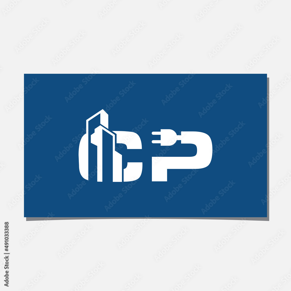 BUILDINGS AND ELICTRIC PLUG LOGO DESIGN VECTOR BUILDINGS AND ELICTRIC PLUG LOGO DESIGN VECTOR