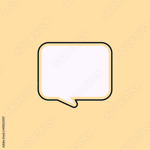 Free Download vector of speech bubble with color background  - GFXLoad