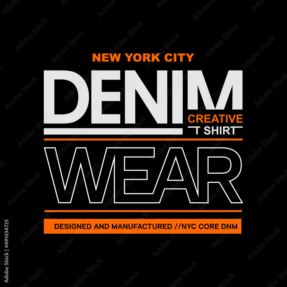 new york city stylish t-shirt and apparel abstract design. Vector print, typography, poster. Global swatches.
