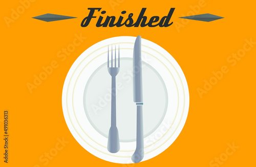 how to properly lay out a knife and fork while eating 