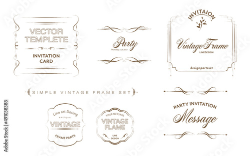 Vintage frame pant set
