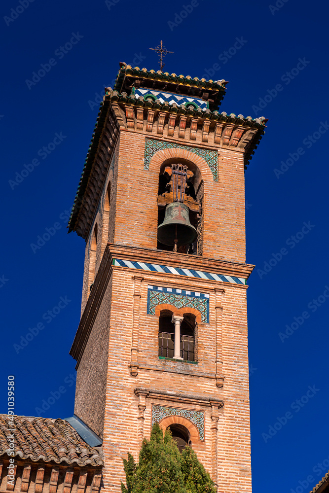 Church of San Gil and Santa Ana in Granada, Spain