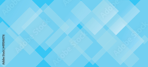 vector blue abstract seamless background with transparent squares