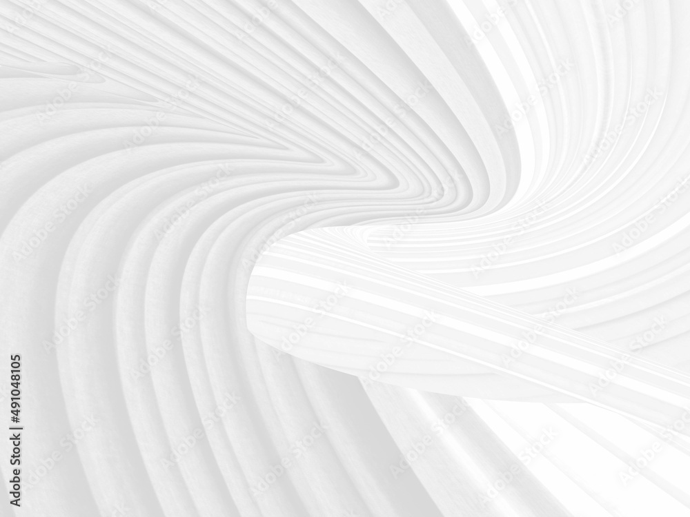 fashion soft fabric Clean textile woven beautiful abstract smooth curve shape decorative white backgrounds
