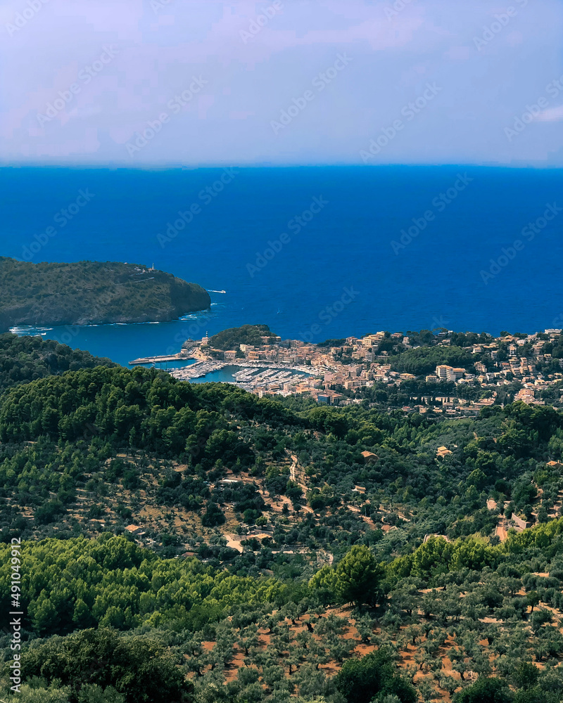 view from the season mediterranean island