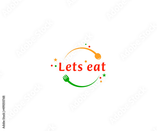 Eat Logo  Design vector Template