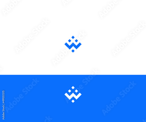 W Letter Logo Design vector Template