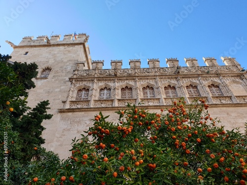La Lonja de la Seda Valencia Spain Summer