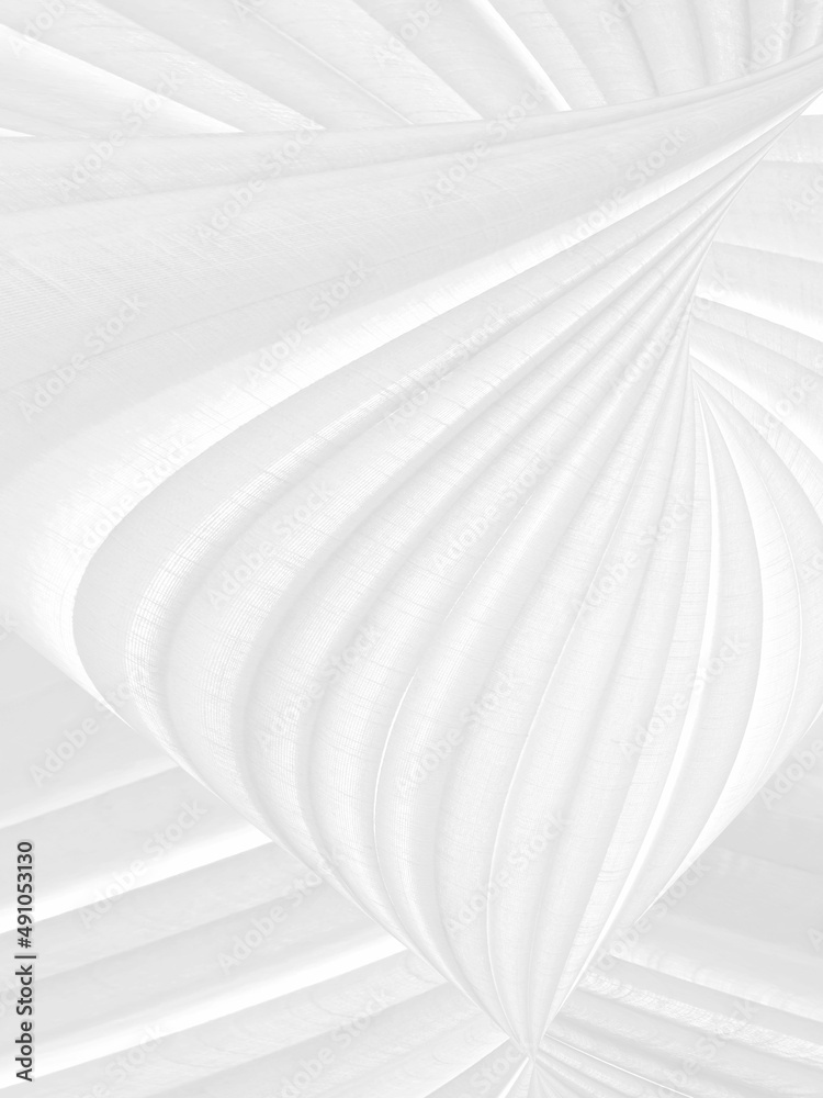 Fototapeta premium beauty white abstract smooth curve soft fabric shape decorate fashion textile backgrounds