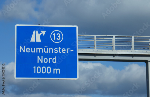 Autobahnausfahrt Neumünster Nord