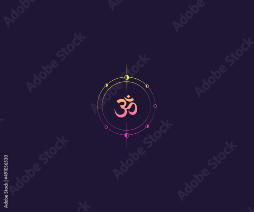 Ohm Logo  Design vector Template photo