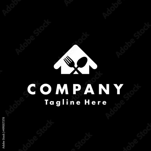 eat house logo bussines vector design