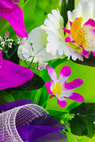 fake flowers for decoration in various places