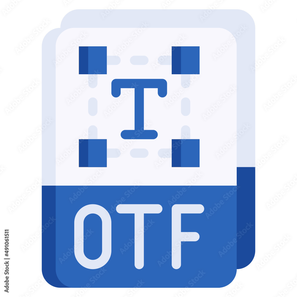 OTF FILE flat icon,linear,outline,graphic,illustration OTF FILE flat icon,linear,outline,graphic,illustration