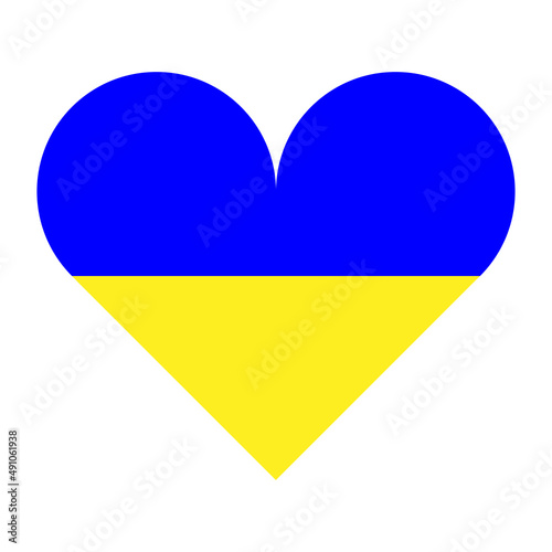 Ukrainian flag with the inscription about peace and the end of the war. vector