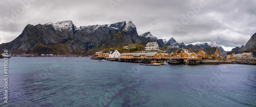 Island of Sakrisøya on the Lofoten, Norway photo