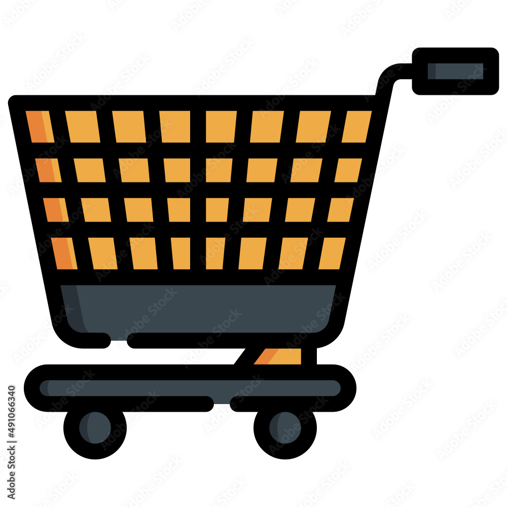 TROLLEY CART filled outline icon,linear,outline,graphic,illustration TROLLEY CART filled outline icon,linear,outline,graphic,illustration
