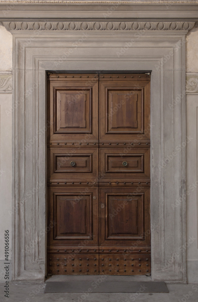 Beautiful vintage wooden door, texture
