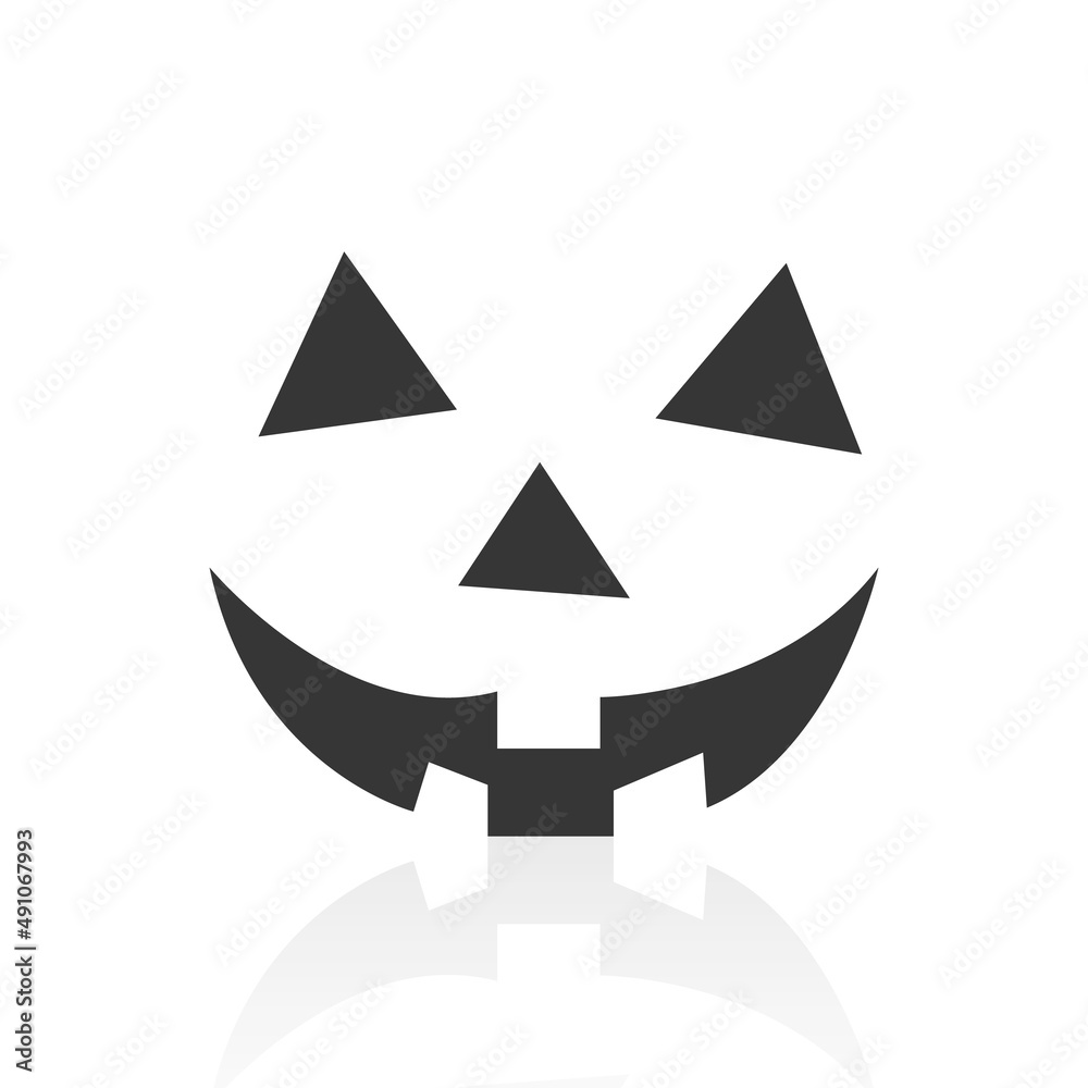 Solid icons for Scary Halloween pumpkin faces and shadow,vector illustrations Solid icons for Scary Halloween pumpkin faces and shadow,vector illustrations