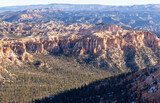 Scenic Bryce Canyon National Park Utah Landscape in Winter