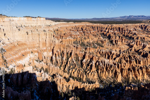 Scenic Bryce Canyon National Park Utah Landscape in Winter