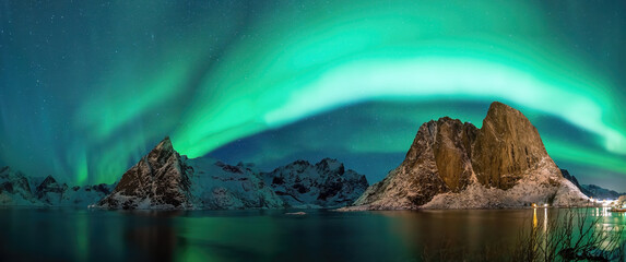 Beautiful nature lanscape of Lofoten in Norway