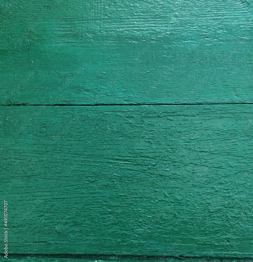 Obraz premium Green wooden vintage interesting background