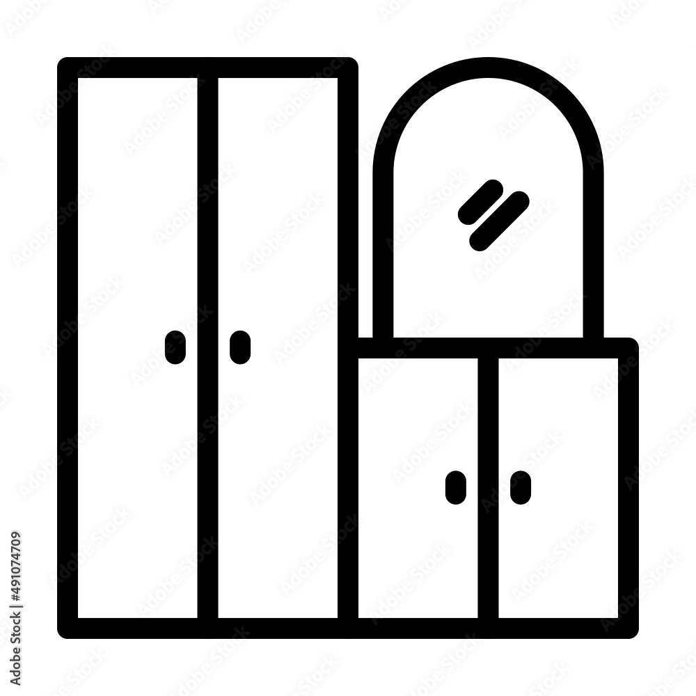 mirror cabinet icon