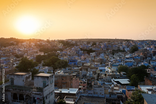 Sunset in Jodhpur, Rajasthan, India © Miguel