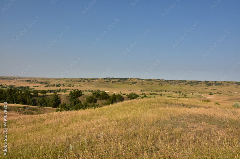 Stunning Badlands Landscape View from Sage Creek Rim