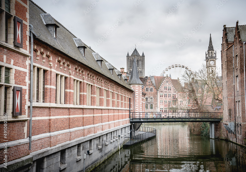 Panorama - ville de Gand - Belgique