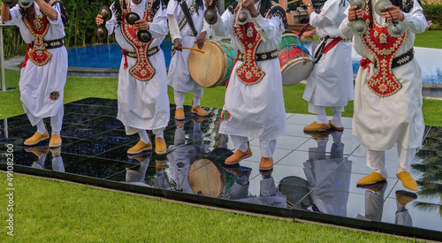 Photography The music of Gnawa is a mix of African, Arab and Berber music and dance