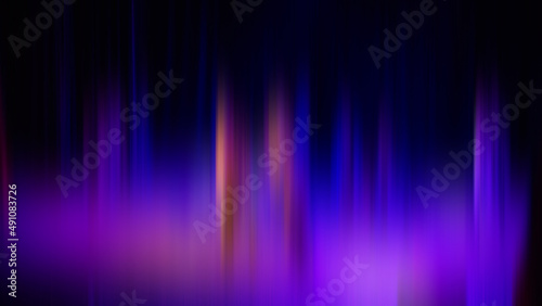 Abstract blurred background  magenta and violet spots on black.