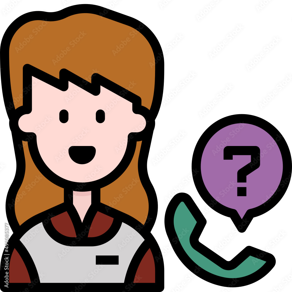 Obraz premium call center icon