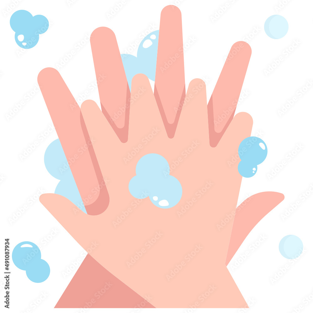 Obraz premium hand washing icon