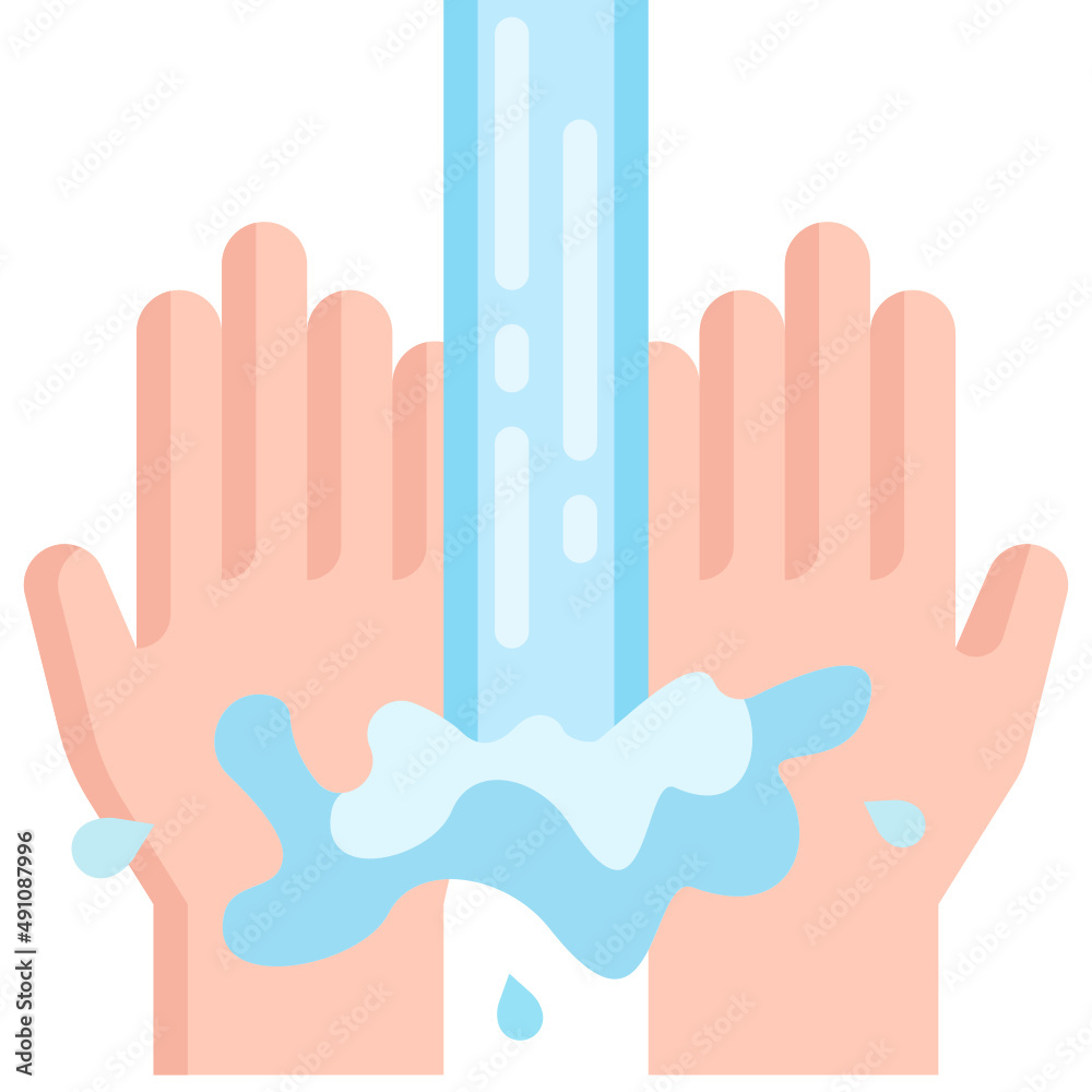 Obraz premium hand washing icon