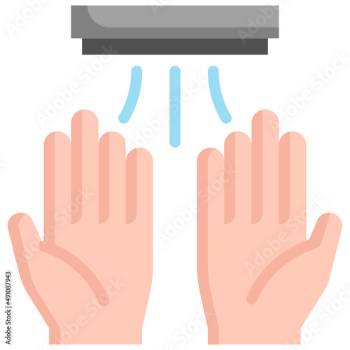 hand dryer icon