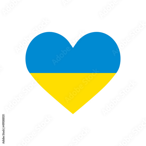 Ukraine Flag in Heart. Save Ukraine concept. Vector illustration. Free Download Ukraine Flag in Heart. Save Ukraine concept. Vector illustration. - GFXLoad