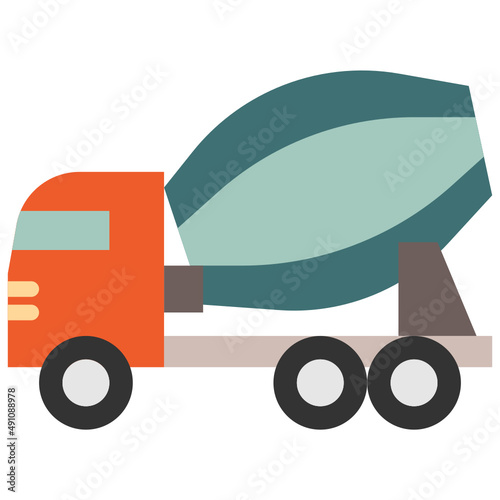 cement mixer icon