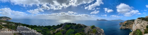 Coastal view at Punta Giglio, Alghero, Sardinia, Italy